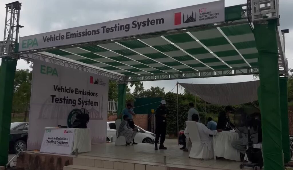Vehicle Emission Testing System