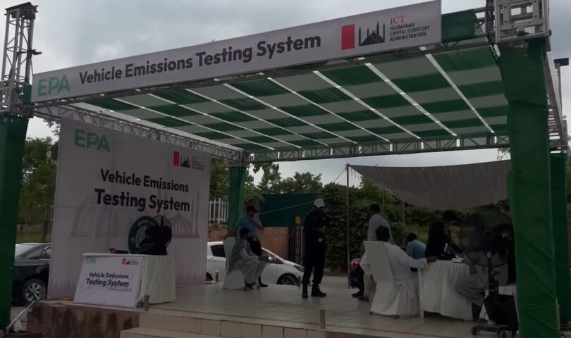 Vehicle Emission Testing System