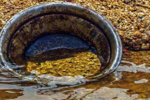 gold mining in the Indus River
