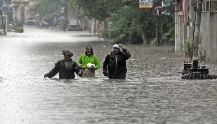 Torrential rain